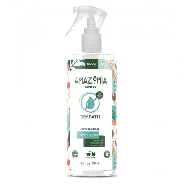 Amazonia Senses Deep Cleaning Dry Bath Spray For Dogs