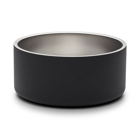 DoubleWall Stainless Steel Dog Bowl Slate Grey - XL