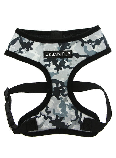 Camoflage Dog Harness - Grey