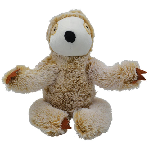 Sloth Tan Snuggle Buddies Plush Dog Toy